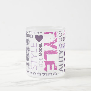 Mode Model Style Mattiert Glass Coffee Tasse Cup