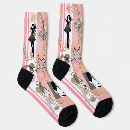 Mode-Modelle Socken (Rechts)