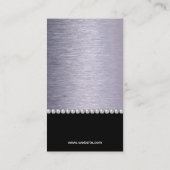 Mode-Modelle | Steel Visitenkarte (Rückseite)