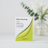 Mode (mollig) visitenkarte (Stehend Vorderseite)