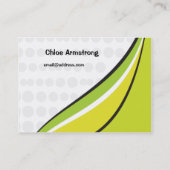 Mode (mollig) visitenkarte (Rückseite)