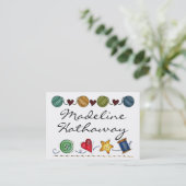 Mode/Nähen/Anstechen Visitenkarte (Stehend Vorderseite)