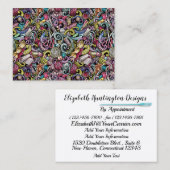 Mode, Nähen, Knittern von Visitenkarten Visitenkarte (Vorne/Hinten)