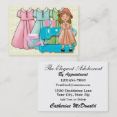 Mode/Nähkarte Visitenkarte (Vorne/Hinten)