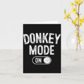 Mode On Costume Funny Farmer Gift Falm Animal Love Karte (Gelbe Blume)