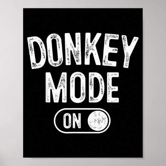 Mode On Costume Funny Farmer Gift Falm Animal Love Poster (Vorne)