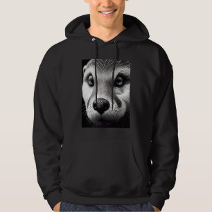 Mode-Otter Cooler Seeotter Mit Blauen Augen 2 Hoodie