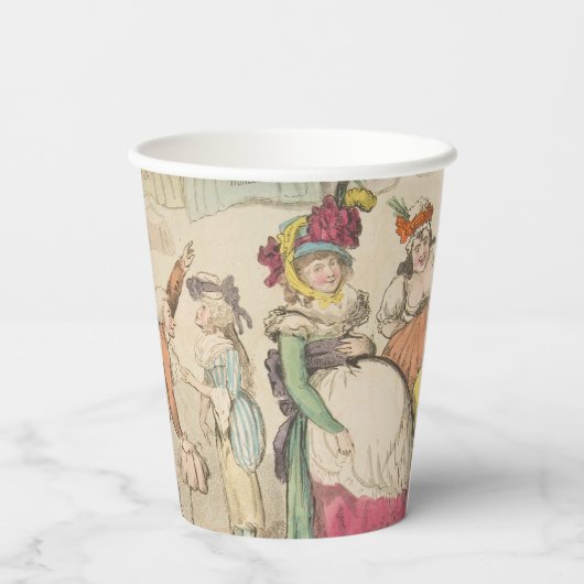 Mode - Papieraufnahmen Pappbecher (Rückseite)