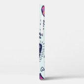 Mode Patch: Pop Art Stickers. Case-Mate iPhone Hülle (Rückseite / Links)