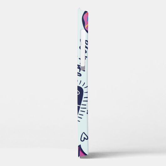 Mode Patch: Pop Art Stickers. Case-Mate iPhone Hülle (Rückseite / Links)