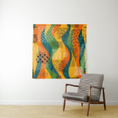 Mode-Patchwork: Entwürdigende Abstrakte Kunst Wandteppich (Beispiel (Horizontal))
