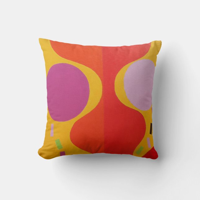 Mode-Pillow mit abstraktem Design Kissen (Vorderseite)