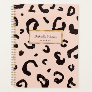 Mode Pink Leopard Muster & Script Name Planer
