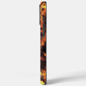 Mode Pink Mit Monogramm Tortoiseshell Case-Mate iPhone Hülle (Rückseite / Links)