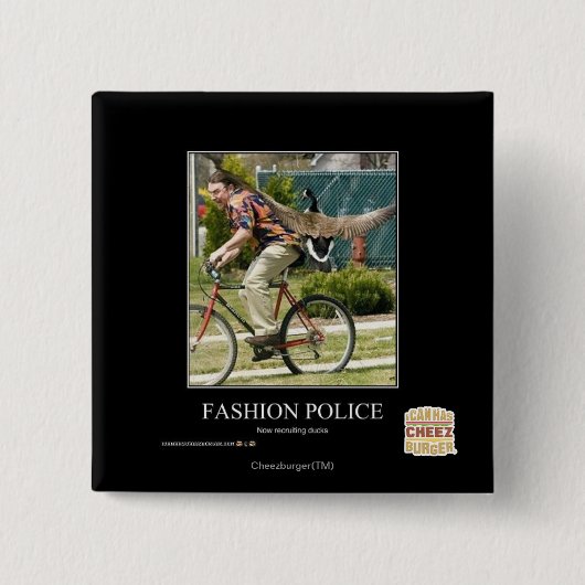 Mode-Polizei Button (Vorderseite)