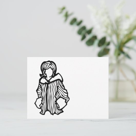 Mode Postkarte (Stehend Vorderseite)