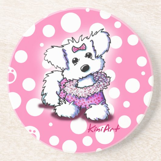 Mode Prinzessin Maltese Untersetzer (Vorne)