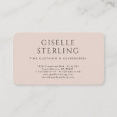 Mode-QR-Code Visitenkarte (Vorderseite)