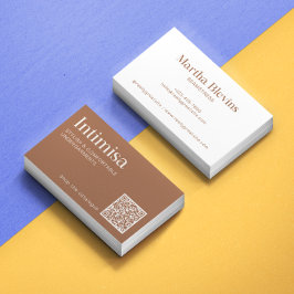 Mode-QR-Code Visitenkarte