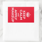 Mode Rechteckiger Aufkleber (Tasche)