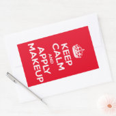 Mode Rechteckiger Aufkleber (Umschlag)