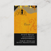 Mode-Rollbahn-Bild-Berater-Stylist Visitenkarte (Rückseite)