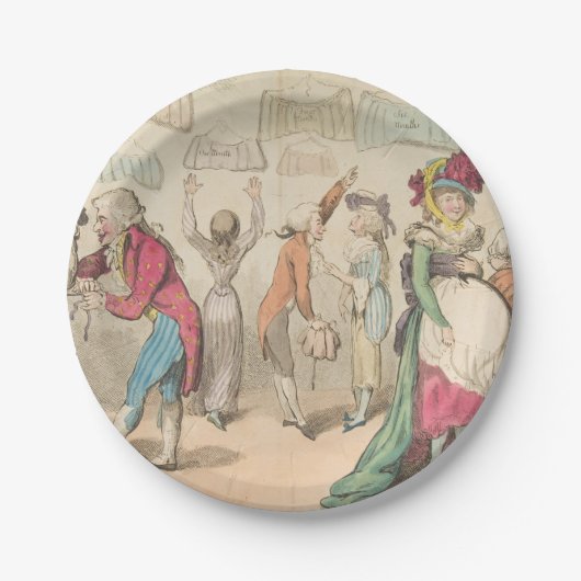 Mode - Rundpapier-Teller Pappteller (Vorderseite)