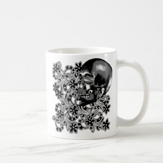 MODE-SCHÄDEL KAFFEETASSE (Rechts)