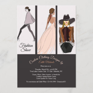Mode-Schau-Einladung Einladung