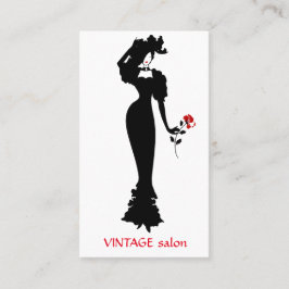 Mode-Schneider, Frisiermaschine Vintagen Stil Visitenkarte