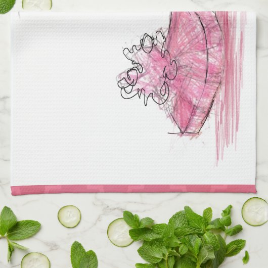 Mode-Schuh Küchentuch (Gefaltet)