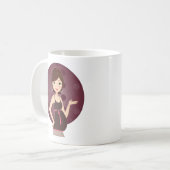 Mode schwanger kaffeetasse (Vorderseite Links)