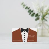 Mode-schwarzer Visitenkarte (Stehend Vorderseite)