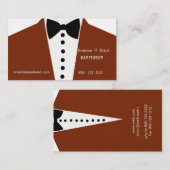 Mode-schwarzer Visitenkarte (Vorne/Hinten)