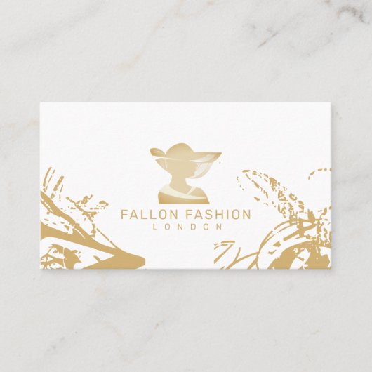 Mode, Seamress, Alterungs-Nähshop Visitenkarte (Vorderseite)