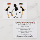 Mode/Seamress/Gewichtsmanagement Visitenkarte (Vorne/Hinten)