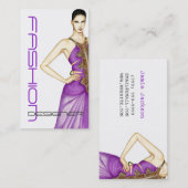 Mode, Seamstress, Alterungskarte Visitenkarte (Vorne/Hinten)