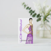 Mode, Seamstress, Alterungskarte Visitenkarte (Stehend Vorderseite)