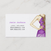 Mode, Seamstress, Alterungskarte Visitenkarte (Rückseite)