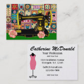 Mode / Seamstress Business Card - SRF Visitenkarte (Vorne/Hinten)
