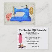 Mode / Seamstress Business Card - SRF Visitenkarte (Vorne/Hinten)