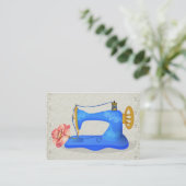 Mode / Seamstress Business Card - SRF Visitenkarte (Stehend Vorderseite)