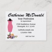 Mode / Seamstress Business Card - SRF Visitenkarte (Rückseite)