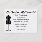 Mode/Seamstress-Karte - SRF Visitenkarte (Rückseite)