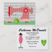 Mode/Seamstress-Karte - SRF Visitenkarte (Vorne/Hinten)