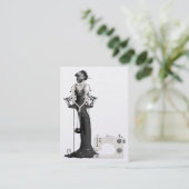 Mode/Seamstress-Karte - SRF Visitenkarte (Stehend Vorderseite)