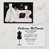 Mode/Seamstress-Karte - SRF Visitenkarte (Vorne/Hinten)