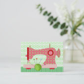 Mode/Seamstress-Karte - SRF Visitenkarte (Stehend Vorderseite)