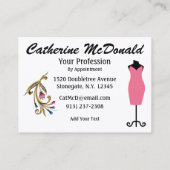 Mode/Seamstress-Karte - SRF Visitenkarte (Rückseite)