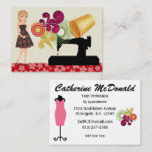 Mode/Seamstress-Karte - SRF Visitenkarte (Vorne/Hinten)